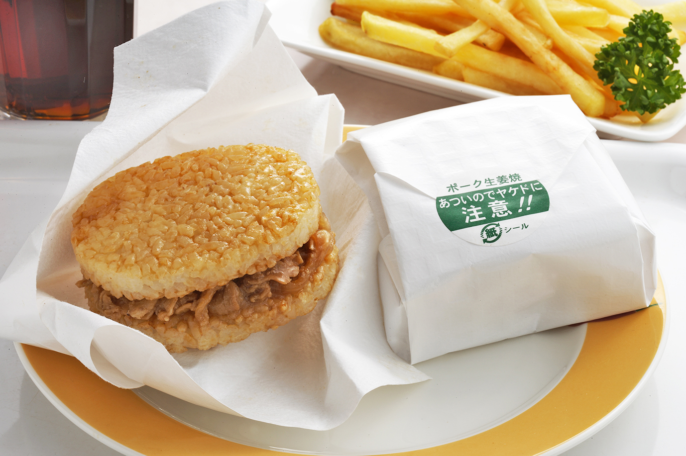ライスバーガー ポーク生姜焼